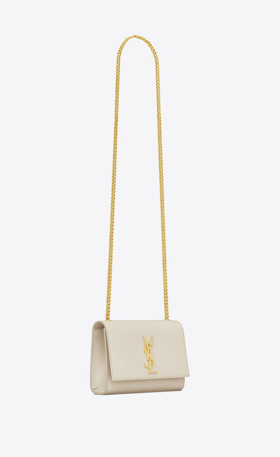 KATE SMALL CHAIN BAG IN GRAIN DE POUDRE EMBOSSED LEATHER